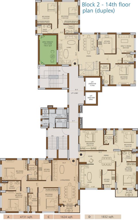  highs Images for Cluster Plan of Modello Highs
