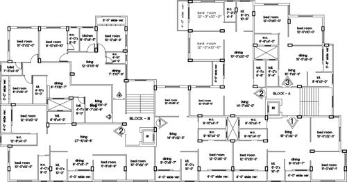  green-residency Images for Cluster Plan of Loharuka Green Residency