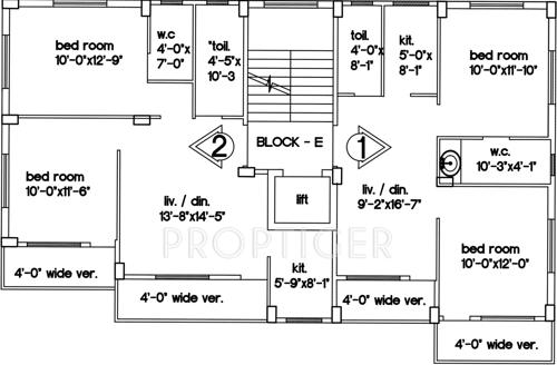  green-residency Images for Cluster Plan of Loharuka Green Residency