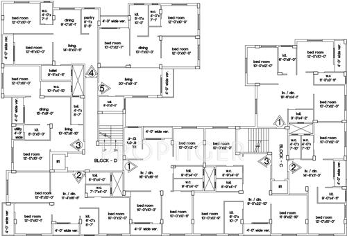  green-residency Images for Cluster Plan of Loharuka Green Residency