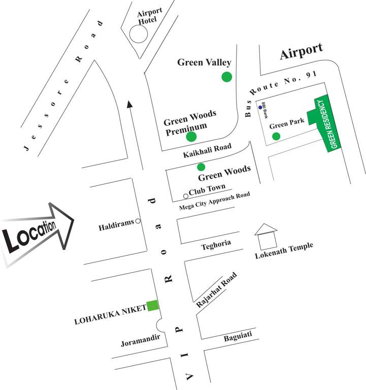  green residency Images for Location Plan of Loharuka Green Residency