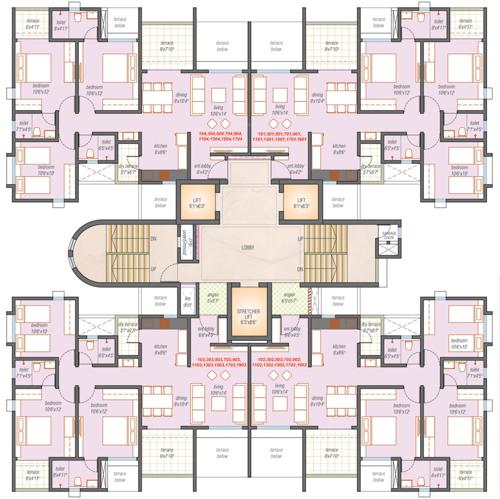 Images for Cluster Plan of Sampada Little Earth little-earth Images for Cluster Plan of Sampada Little Earth