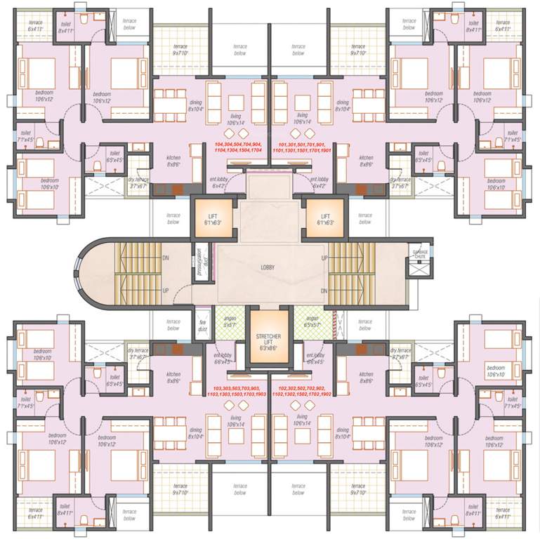  little earth Images for Cluster Plan of Sampada Little Earth