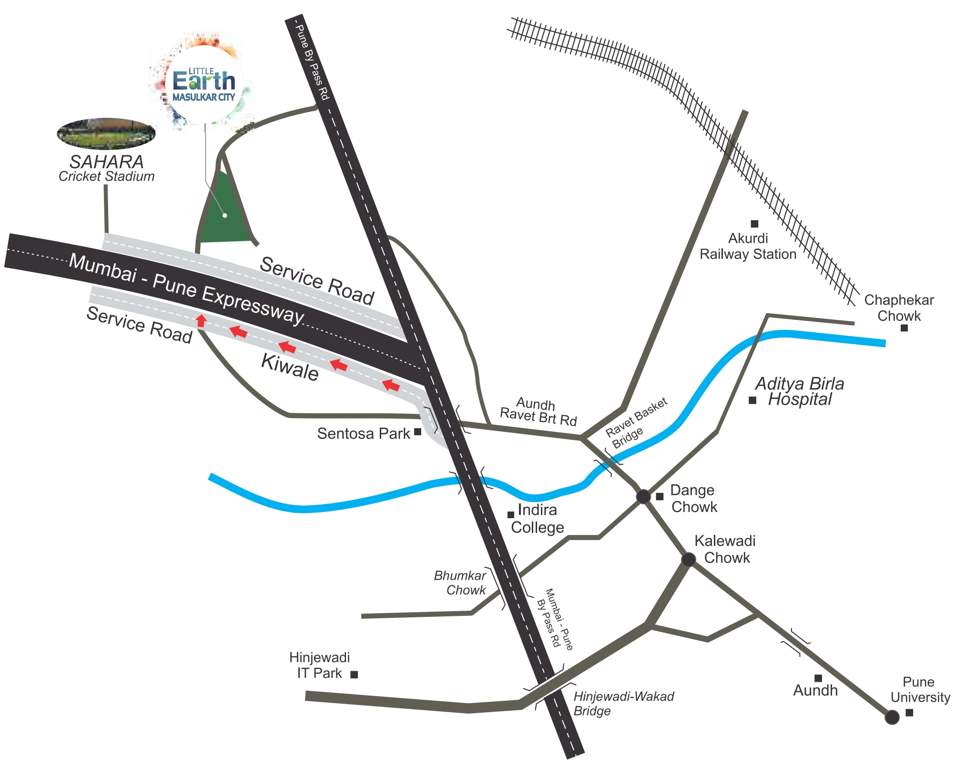  little earth Images for Location Plan of Sampada Little Earth