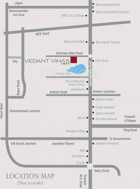  vihas Images for Location Plan of Vedant Vihas