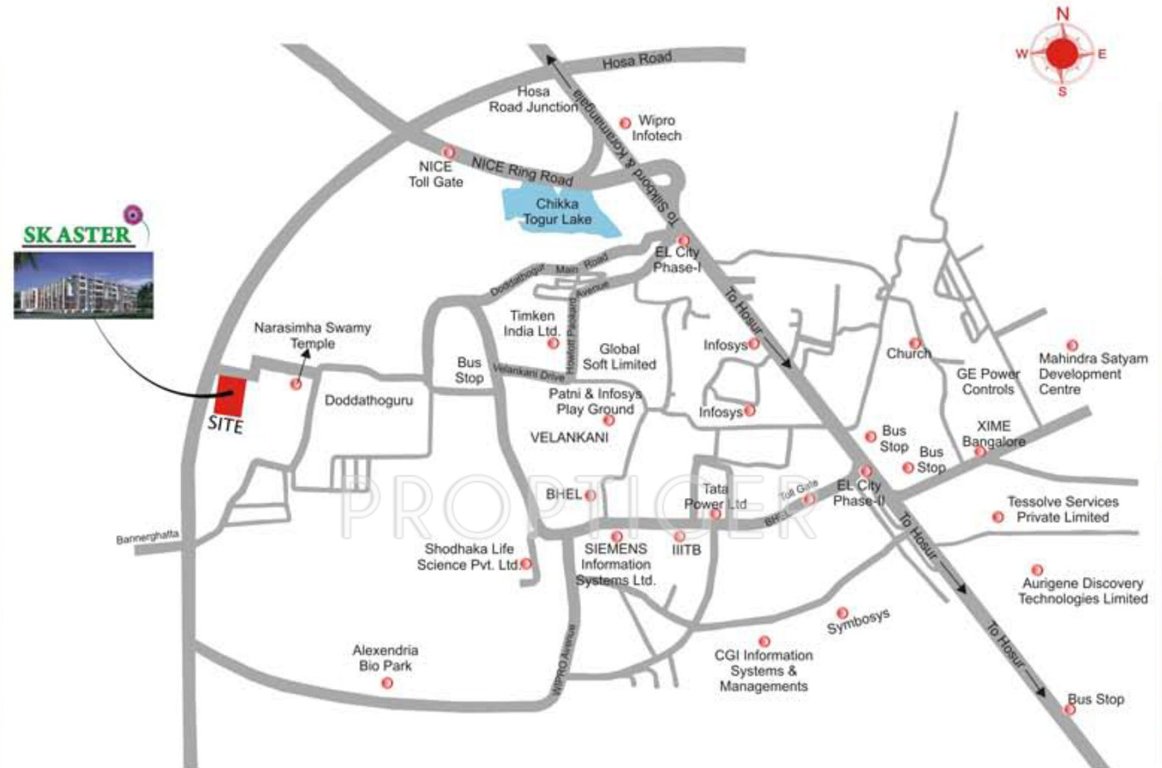 Images for Location Plan of S K Projects Aster