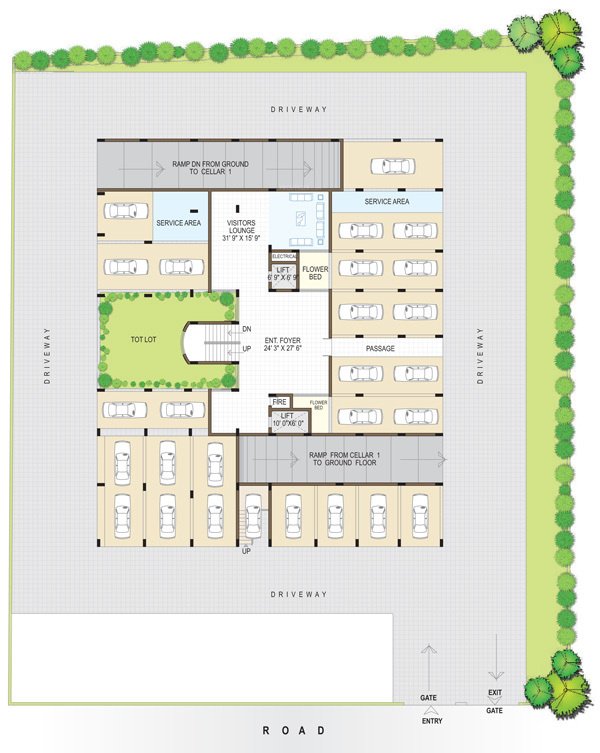  vaishnovi sikhara Images for Cluster Plan of TNR Vaishnovi Sikhara
