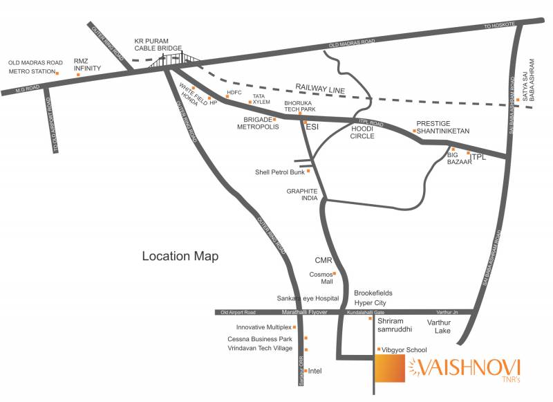  vaishnovi Images for Location Plan of TNR Vaishnovi