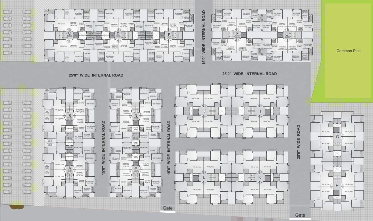 Images for Cluster Plan of Dharmadev Swaminarayan Park 2 Narol