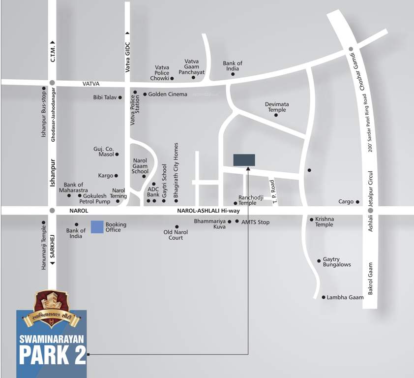 Images for Location Plan of Dharmadev Swaminarayan Park 2 Narol