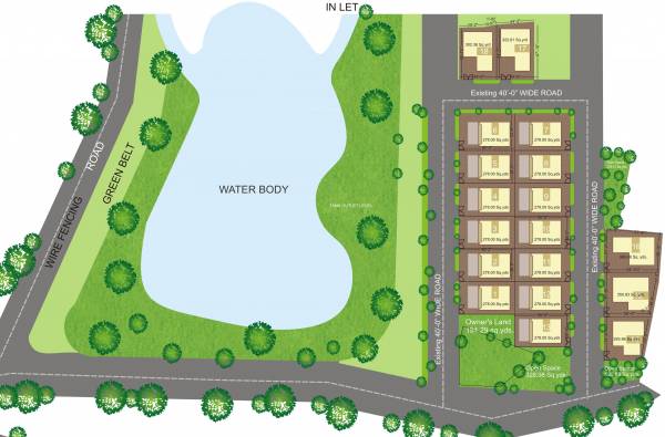 Images for Layout Plan of Theme Ambience Lake View Images for Layout Plan of Theme Ambience Lake View