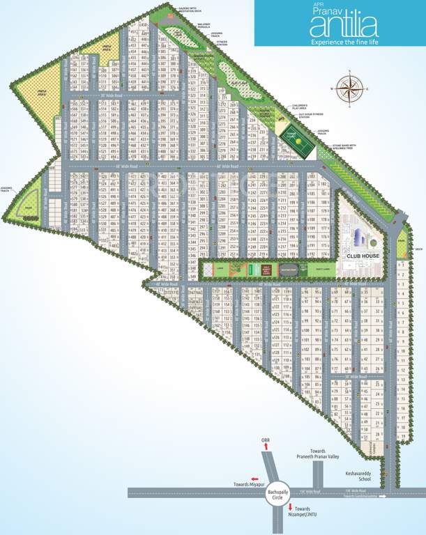 apr pranav antilia Images for Layout Plan of Praneeth APR Pranav Antilia