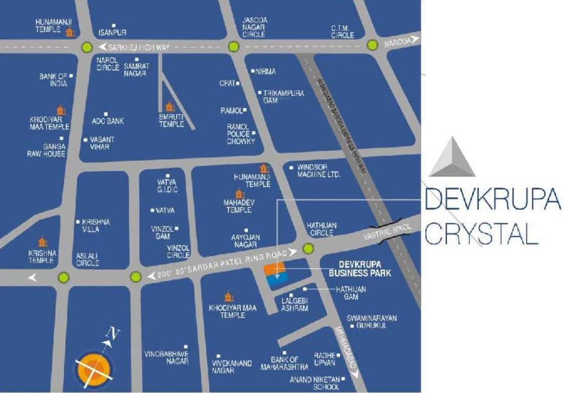  dev krupa crystal Images for Location Plan of Sahjanand Dev Krupa Crystal