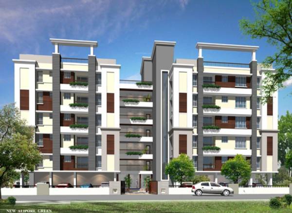 Elevation new-alipore-green Elevation