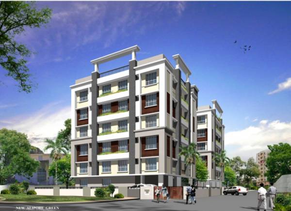 Elevation new-alipore-green Elevation
