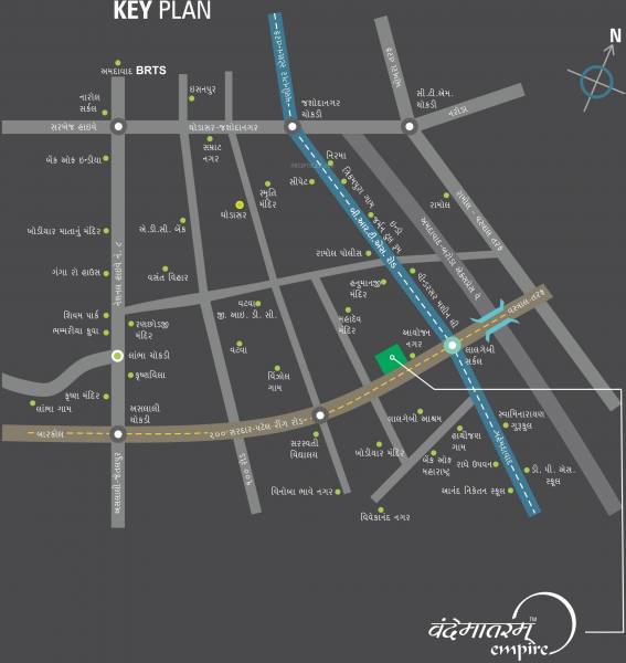Images for Location Plan of Vyapti Vandemataram Empire