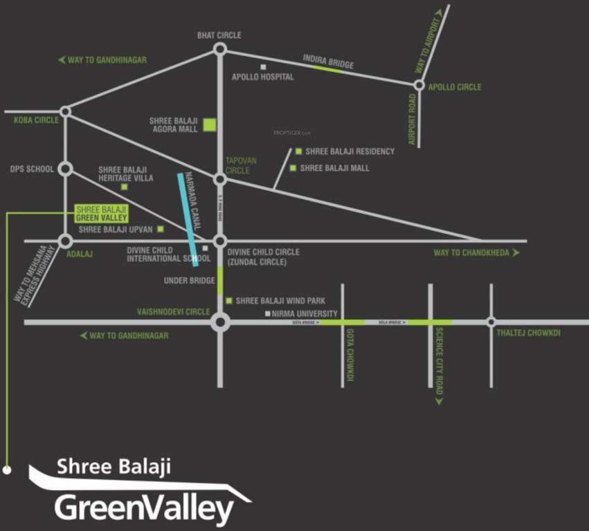 green valley Images for Location Plan of Shree Balaji Balaji Green Valley