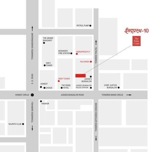  indraprasth-10-the-palm-court Location Plan