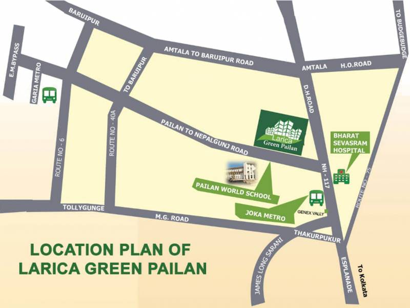  green-pailan Images for Location Plan of Larica Green Pailan
