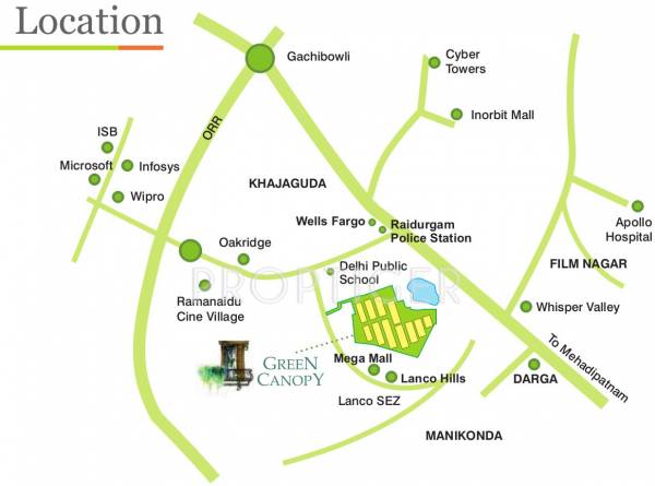 Images for Location Plan of Alekhya Spring Leaf Images for Location Plan of Alekhya Spring Leaf