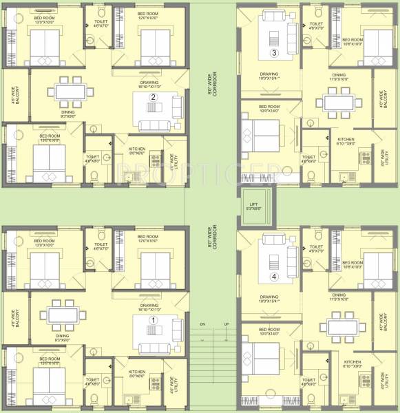 Images for Cluster Plan of Alekhya Temple Bells
