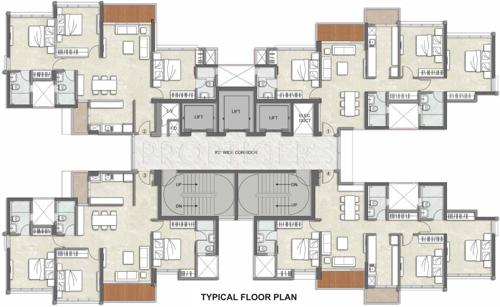  sunrise Images for Cluster Plan of Kalpataru Sunrise