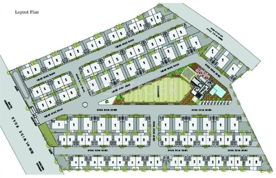  homes Layout Plan
