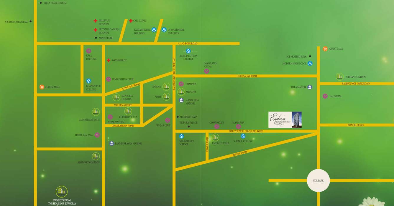  euphoria Images for Location Plan of Multicon Euphoria