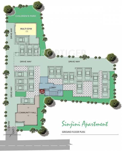 Images for Cluster Plan of Sweet Sinjini Apartment