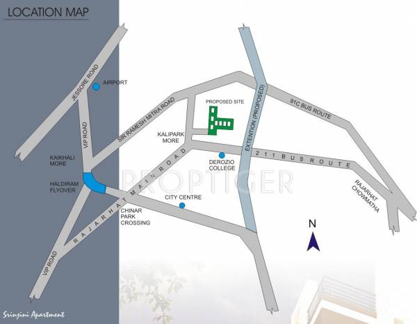 Images for Location Plan of Sweet Sinjini Apartment