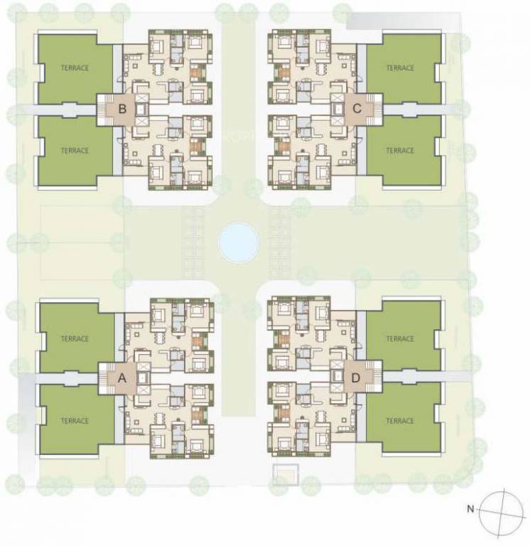 Images for Cluster Plan of Sanskar Infracon Sparsh Residency