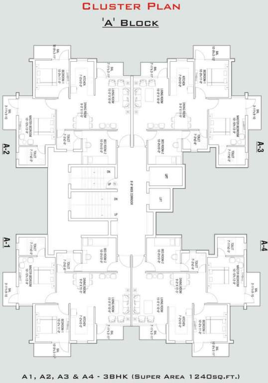 alpha homes Images for Cluster Plan of Msx Alpha Homes