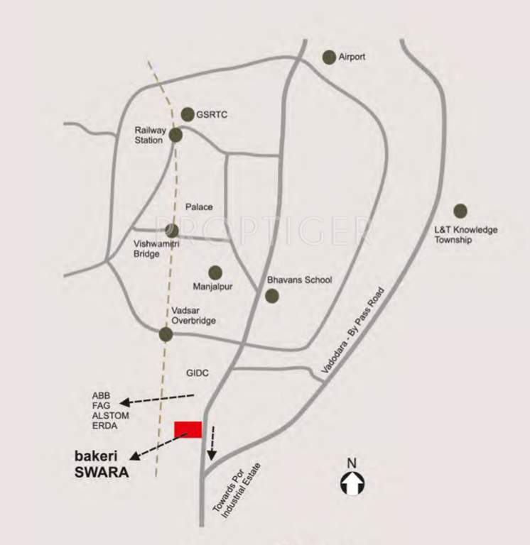  swara Images for Location Plan of Bakeri Swara