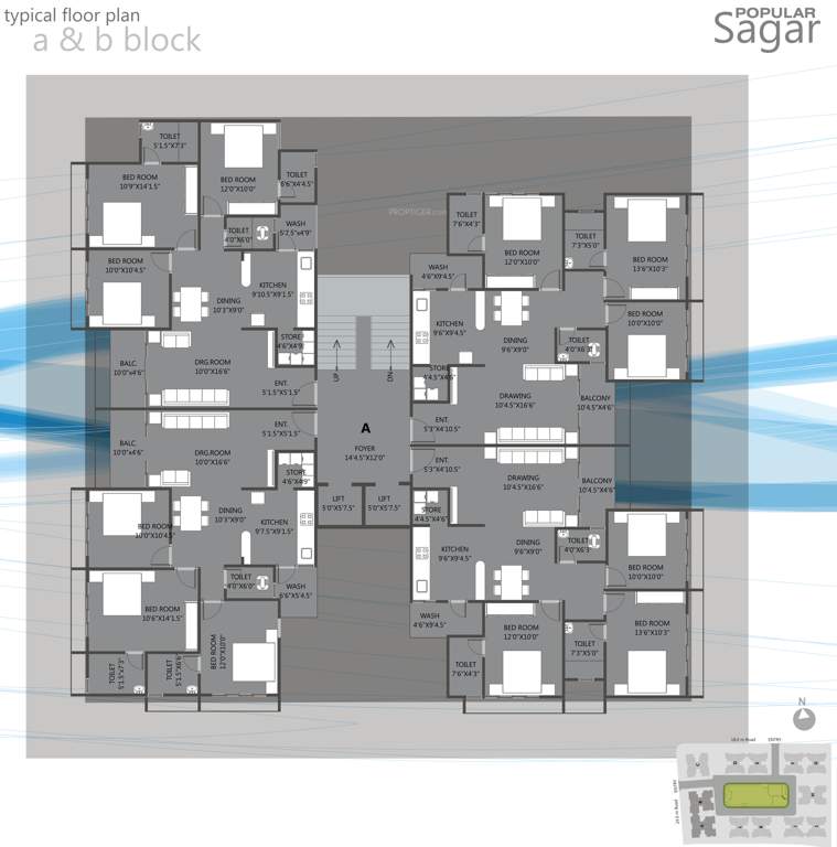 sagar Images for Cluster Plan of Popular Sagar