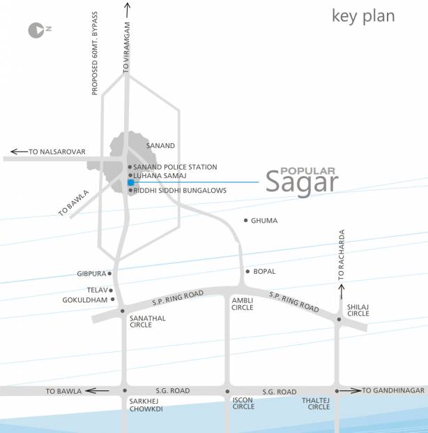  sagar Images for Location Plan of Popular Sagar