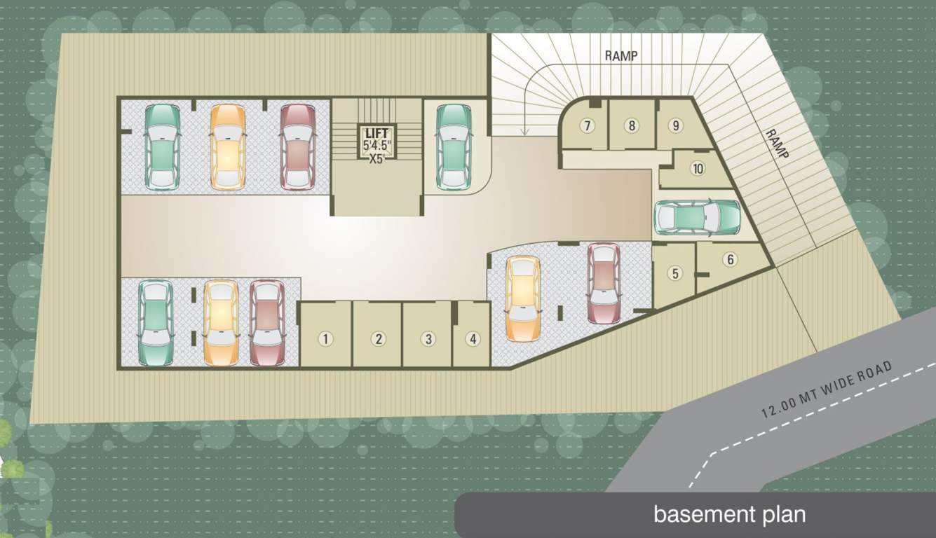  oasis Images for Cluster Plan of Himalaya Buildcon Oasis