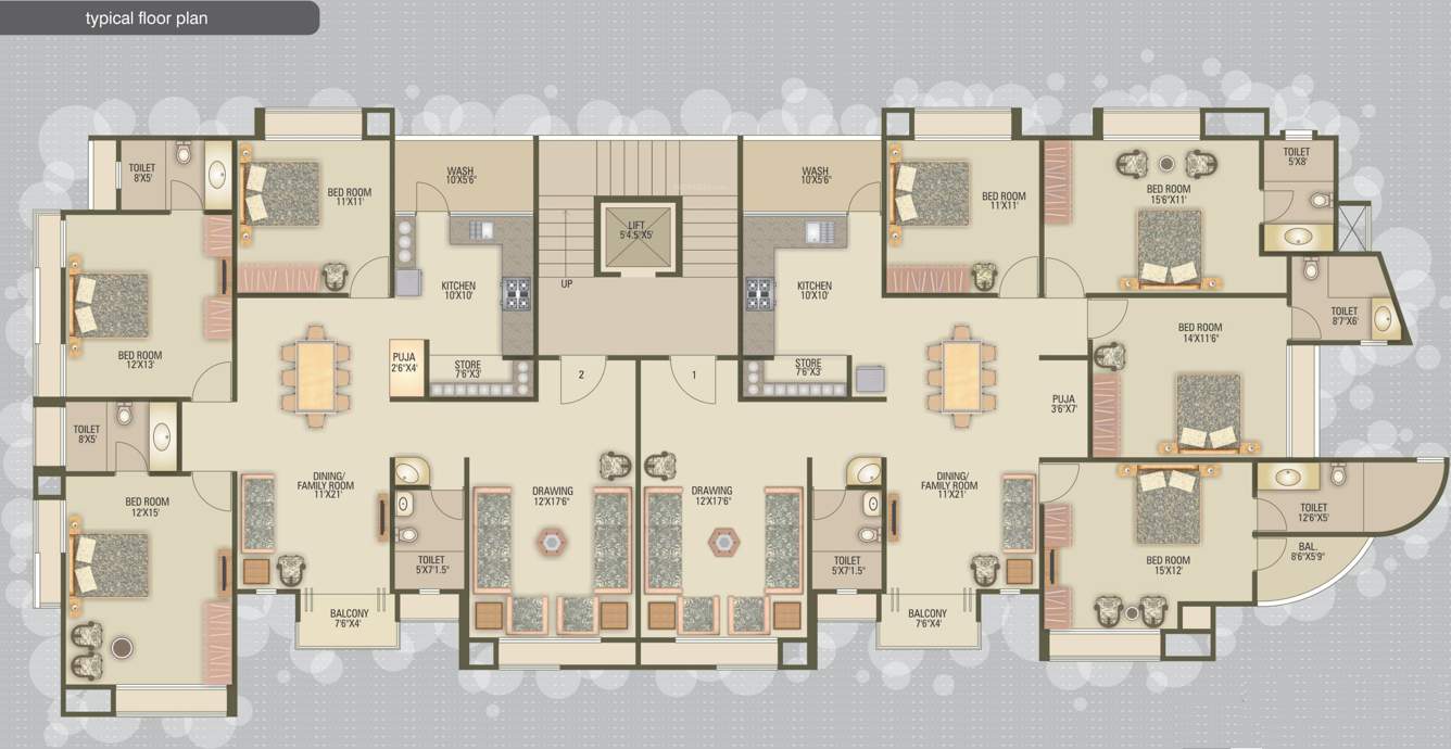  oasis Images for Cluster Plan of Himalaya Buildcon Oasis