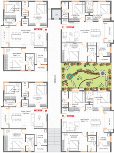  orange-springs Images for Cluster Plan of Anuhar Orange Springs