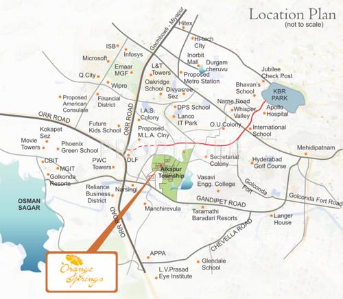  orange-springs Images for Location Plan of Anuhar Orange Springs