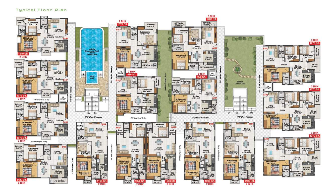 Images for Cluster Plan of Aakruthi Serenity