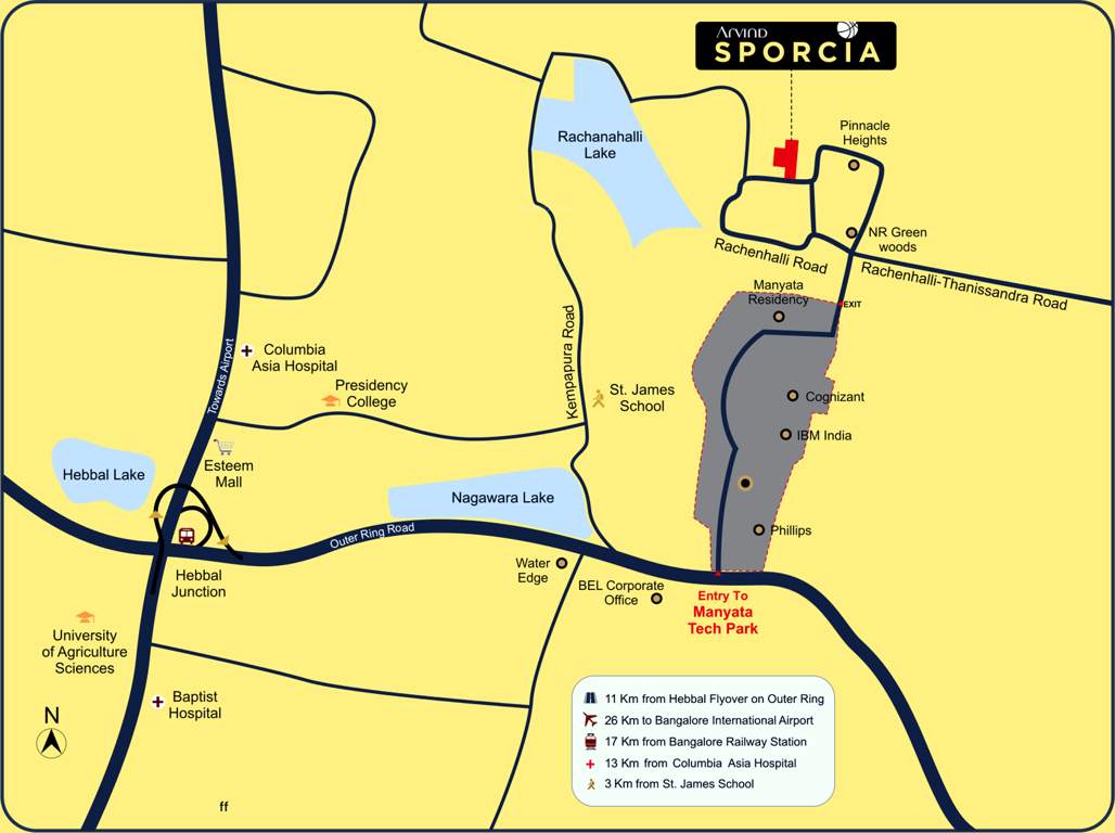  sporcia Images for Location Plan of Arvind Sporcia