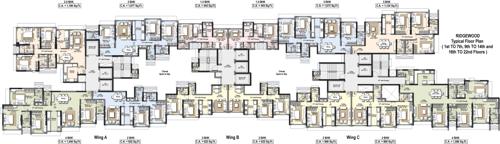  ridgewood Images for Cluster Plan of Raheja Ridgewood