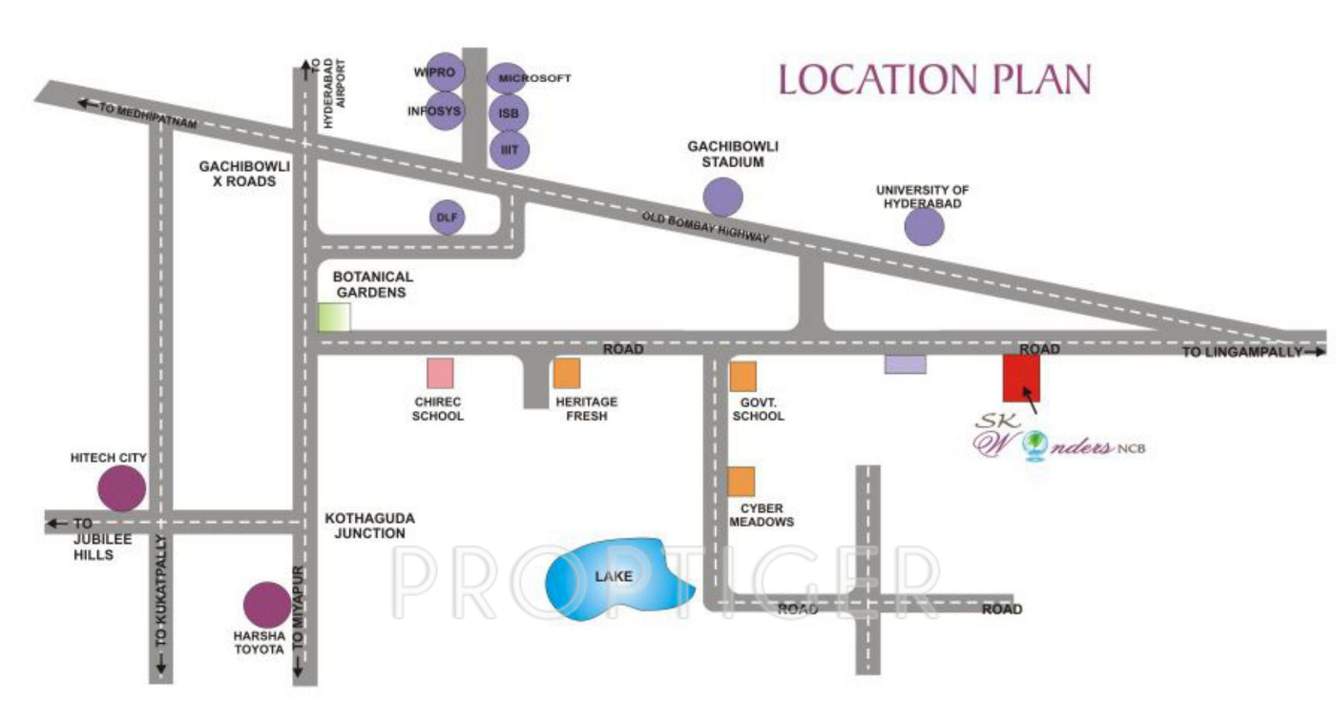 Images for Location Plan of Shriya Sk Wonders