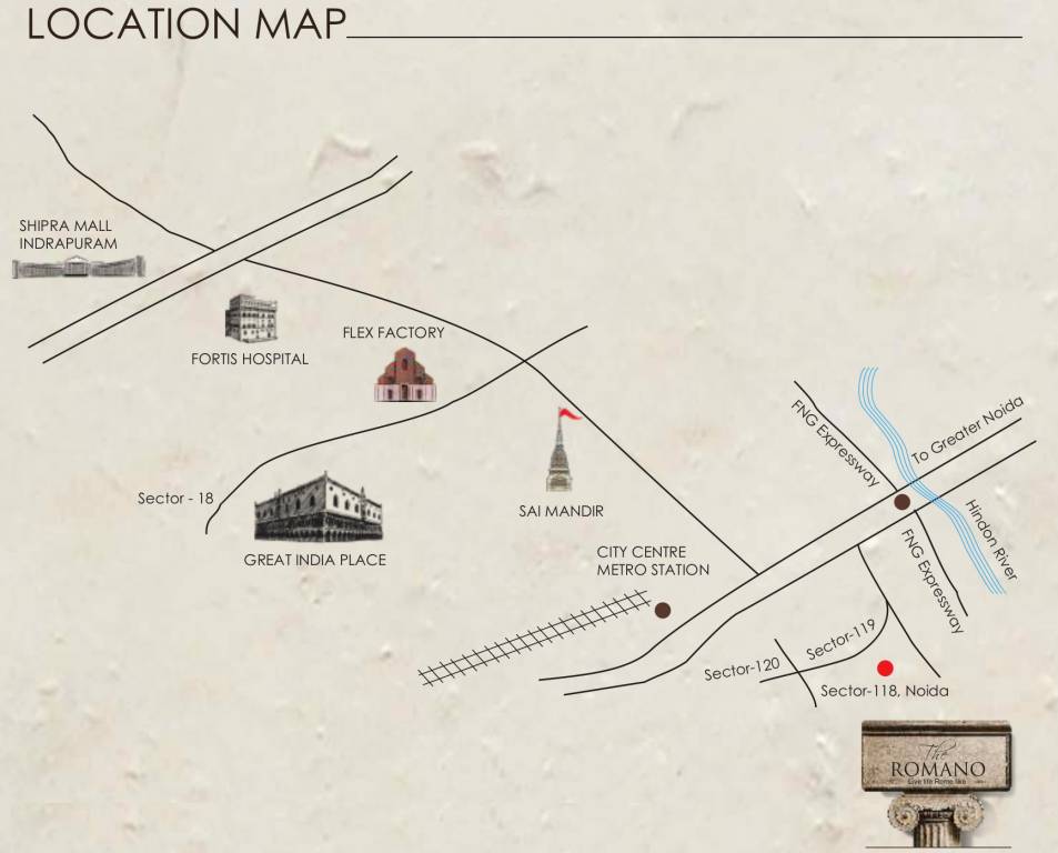 Images for Location Plan of Supertech The Romano