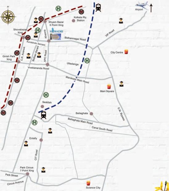  himadri Images for Location Plan of Ginni Himadri