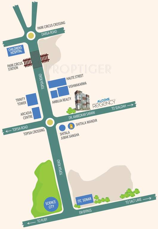  regency Images for Location Plan of Alcove Regency