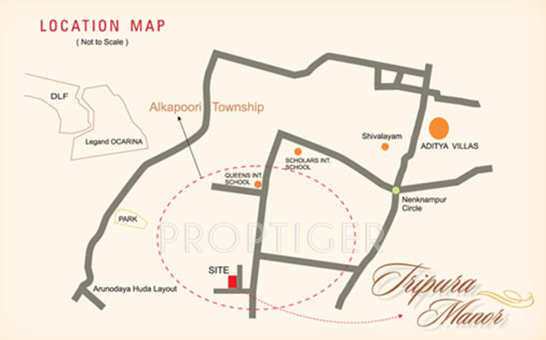 Images for Location Plan of Tripura Manor