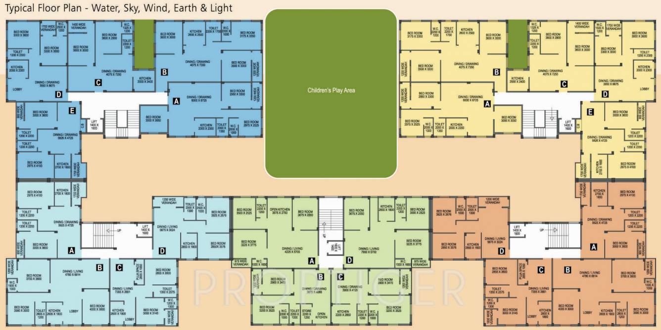  elements Images for Cluster Plan of Gangotri Elements