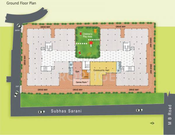  elements Images for Cluster Plan of Gangotri Elements