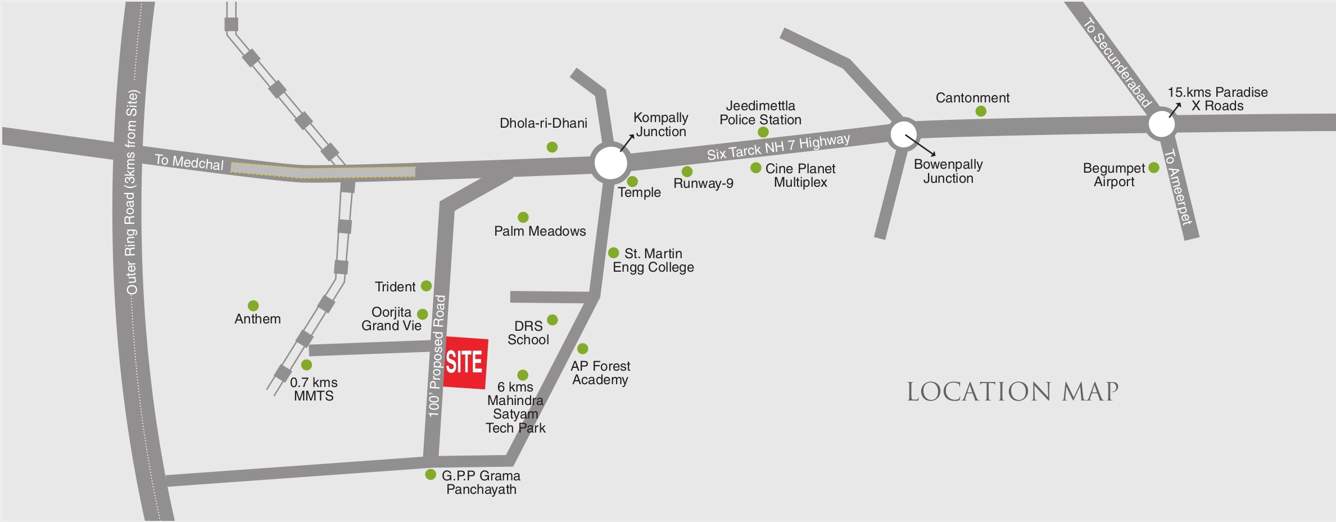 grand vie ii Images for Location Plan of Oorjita Grand Vie II